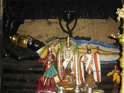 Lord Rama in his resting position