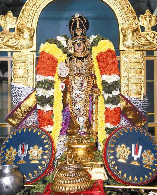 Diwali arrangements for Sri Ranganatha..! Jolly decorations..!!