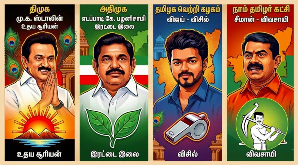 ​ Family deity temples of famous Tamil Nadu candidates..!!