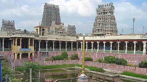 Madurai Meenakshi's golden sandals..!!