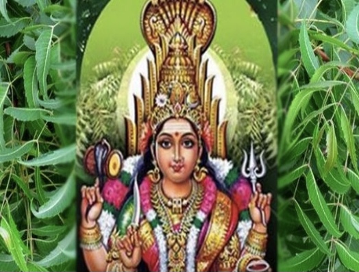 Worshipping the goddess by pouring porridge..!!
