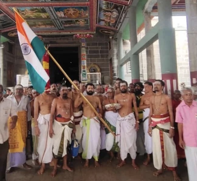 Chidambaram Sri Nataraja Temple Independence Day Celebration..!!